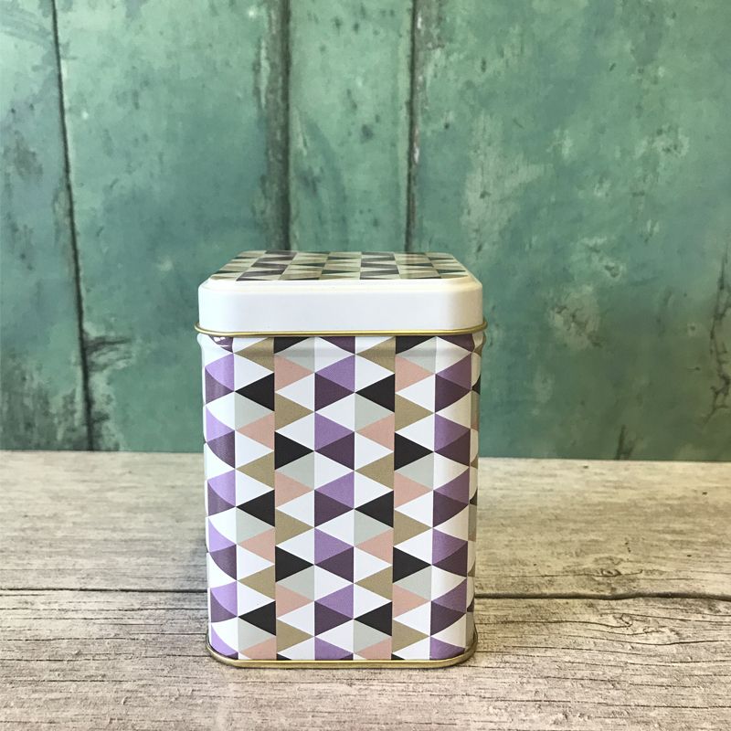 Tea Caddy Small Patterned