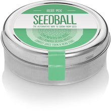 Load image into Gallery viewer, Seedball Tin Herbs/Salad
